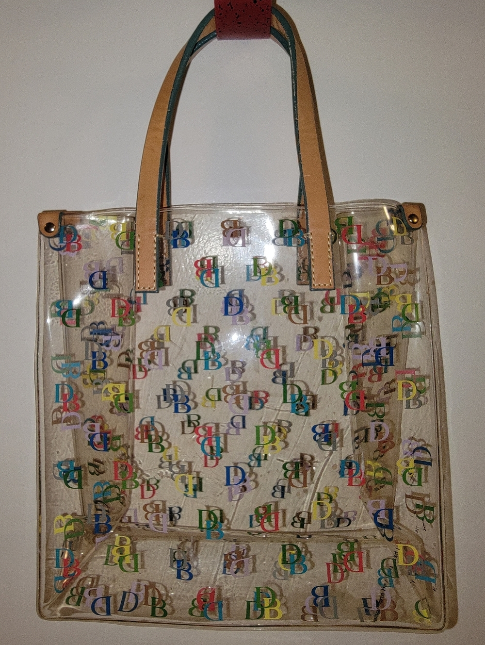 Dooney & Bourke Transparent Multicolor Tote Bag